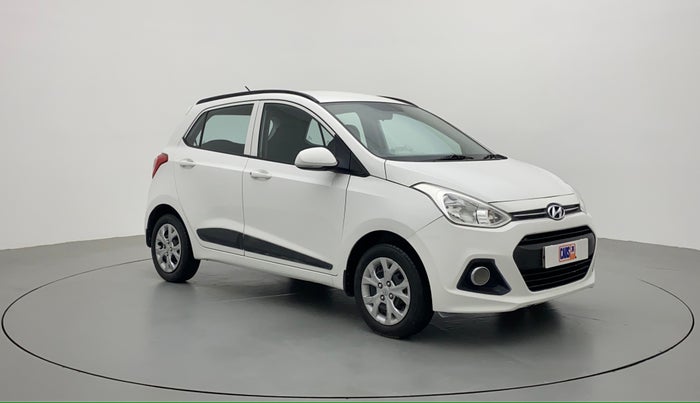 2015 Hyundai Grand i10 SPORTZ 1.2 KAPPA VTVT, Petrol, Manual, 39,779 km, Right Front Diagonal
