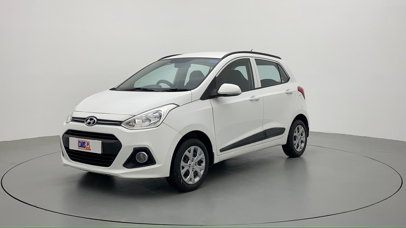 2015 Hyundai Grand i10 SPORTZ 1.2 KAPPA VTVT, Petrol, Manual, 39,779 km, Left Front Diagonal