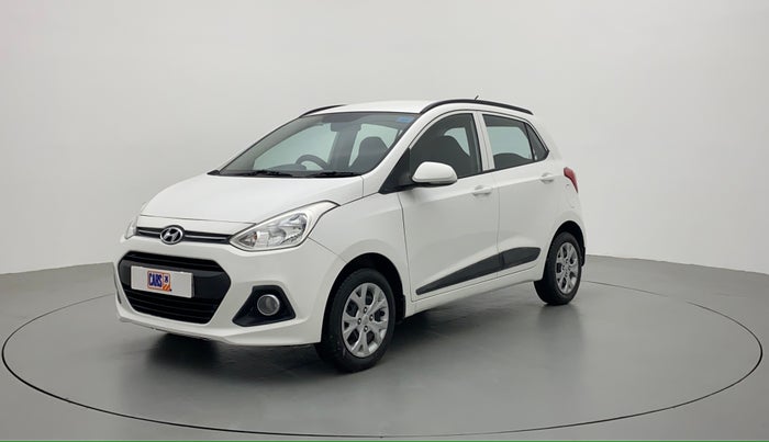 2015 Hyundai Grand i10 SPORTZ 1.2 KAPPA VTVT, Petrol, Manual, 39,779 km, Left Front Diagonal