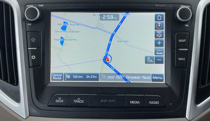 2018 Hyundai Creta 1.6 SX (O) CRDI, Diesel, Manual, 71,917 km, Infotainment System