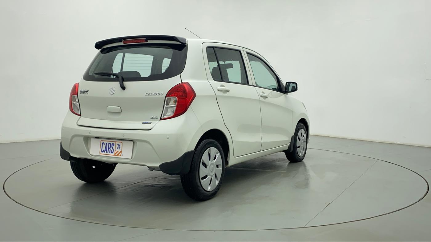 2018 Maruti Celerio ZXI AMT, Petrol, Automatic, 10,225 km, Right Back Diagonal (45- Degree) View