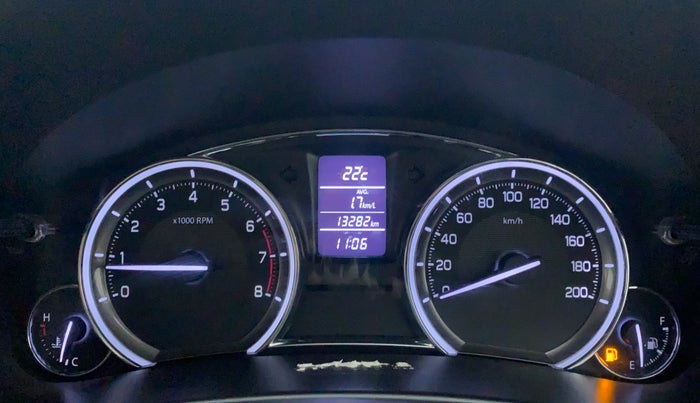 2015 Maruti Ciaz ZXI, Petrol, Manual, 13,325 km, Odometer Image