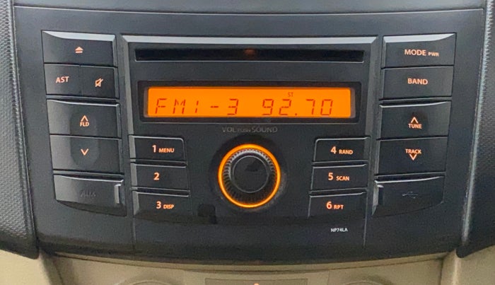 2013 Maruti Swift Dzire VXI, Petrol, Manual, 88,740 km, Infotainment System