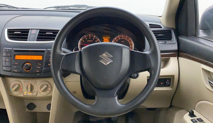 2013 Maruti Swift Dzire VXI, Petrol, Manual, 88,740 km, Steering Wheel Close Up