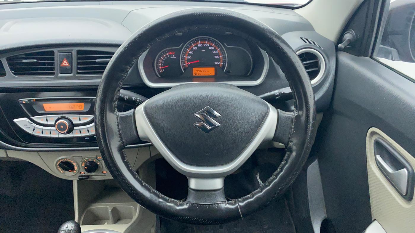 2017 Maruti Alto K10 VXI P, Petrol, Manual, 49,691 km, Steering Wheel Close Up