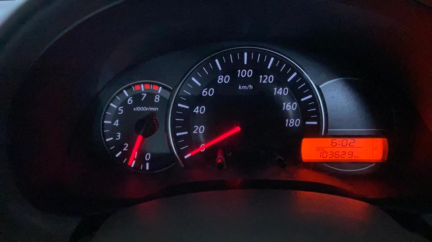 2014 Nissan Micra XL PETROL, Petrol, Manual, 1,03,562 km, Odometer Image
