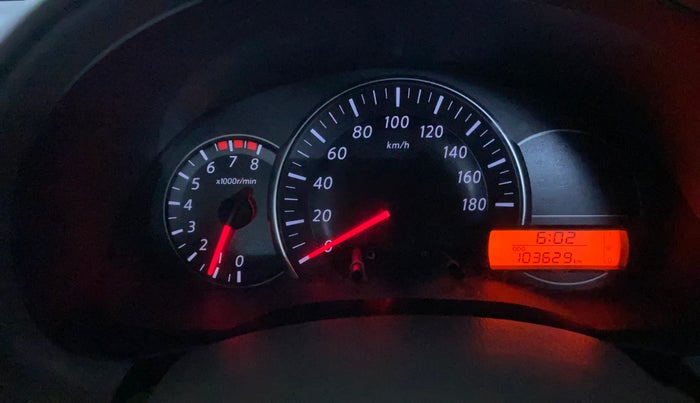 2014 Nissan Micra XL PETROL, Petrol, Manual, 1,03,612 km, Odometer Image