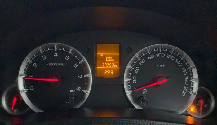 2017 Maruti Swift VXI, Petrol, Manual, 77,307 km, Odometer Image