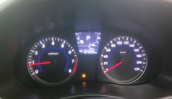 2014 Hyundai Verna FLUIDIC 1.6 VTVT SX AT, Petrol, Automatic, 1,04,225 km, Odometer Image