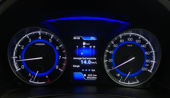 2021 Maruti Baleno ALPHA PETROL 1.2, Petrol, Manual, 60,216 km, Odometer Image