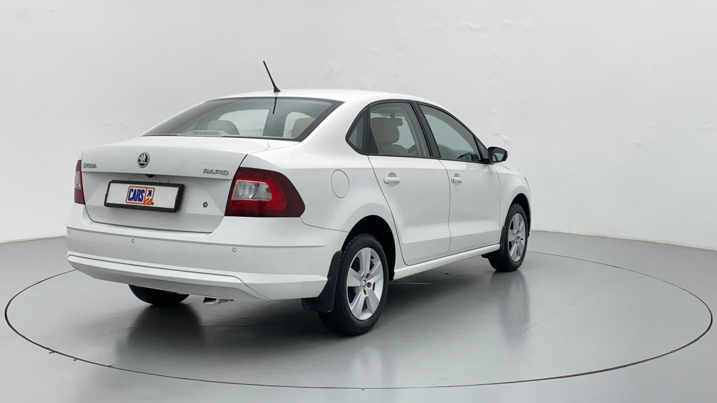 2020 Skoda Rapid 1.0 AMBITION TSI MT, Petrol, Manual, 6,840 km, Right Back Diagonal