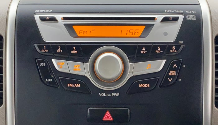 2013 Maruti Wagon R 1.0 VXI, Petrol, Manual, 45,563 km, Infotainment System