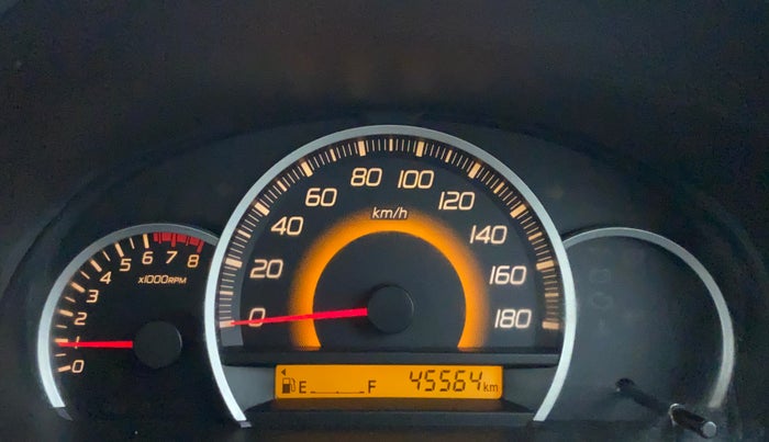 2013 Maruti Wagon R 1.0 VXI, Petrol, Manual, 45,563 km, Odometer Image