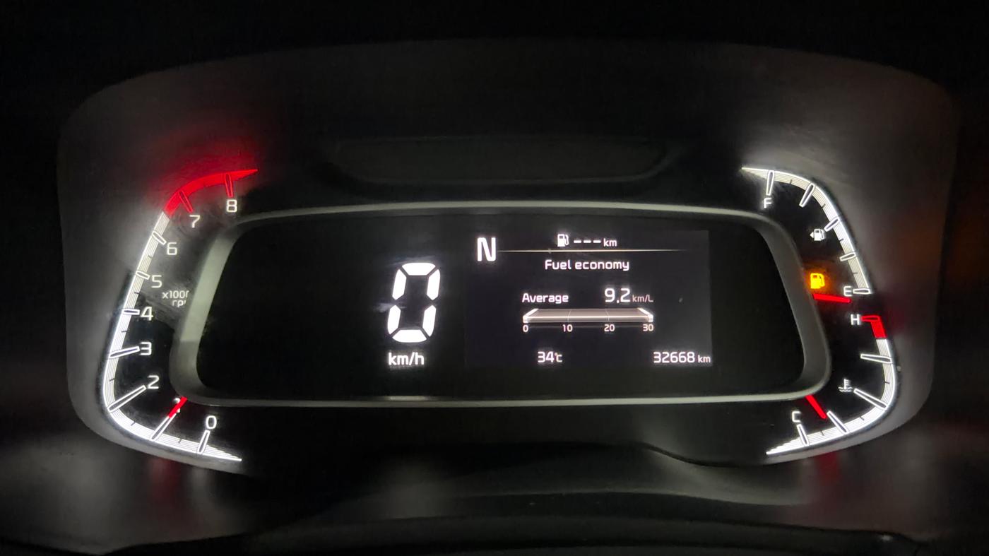 2023 KIA SONET HTX 1.0 TURBO PETROL IMT, Petrol, Manual, 32,656 km, Odometer Image