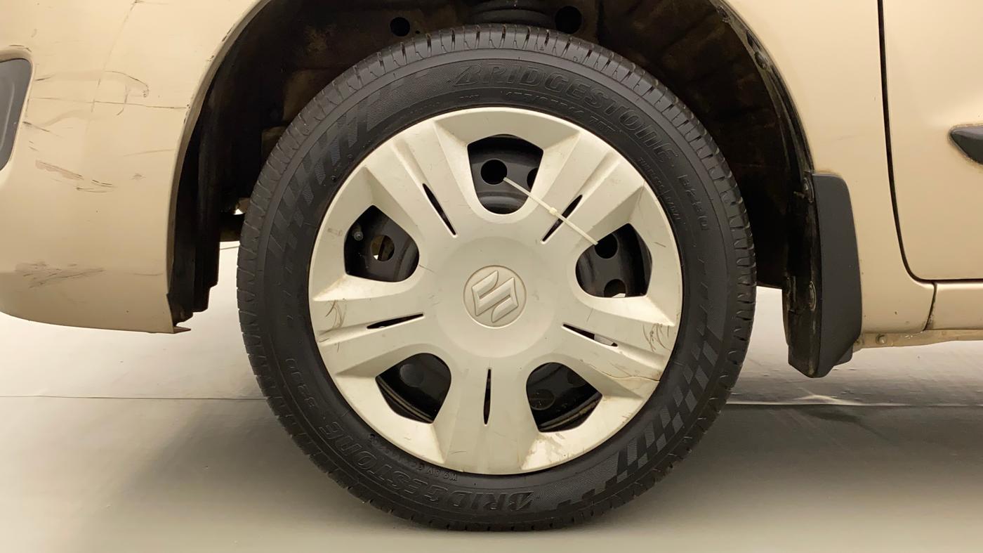 2013 Maruti Wagon R 1.0 VXI, Petrol, Manual, 58,323 km, Left Front Wheel