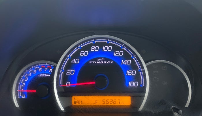2014 Maruti Wagon R Stingray VXI, Petrol, Manual, 56,367 km, Odometer Image