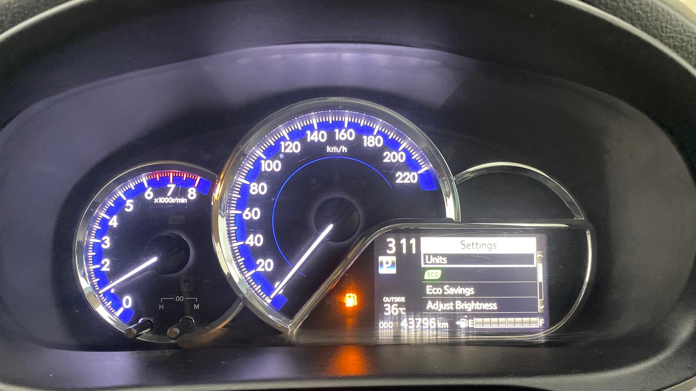 2018 Toyota YARIS G CVT, Petrol, Automatic, 44,257 km, Odometer Image