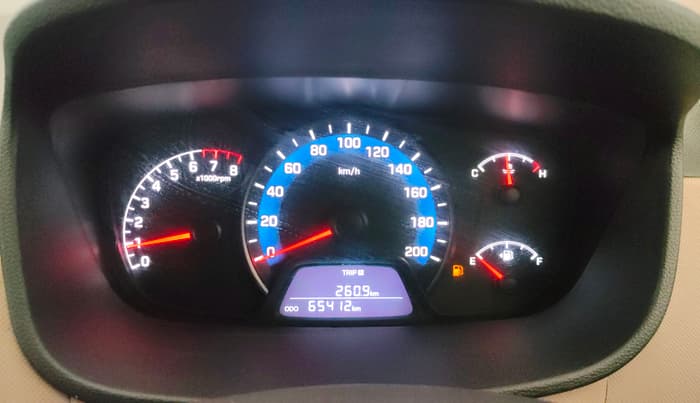 2014 Hyundai Xcent S (O) 1.2, Petrol, Manual, 65,402 km, Odometer Image