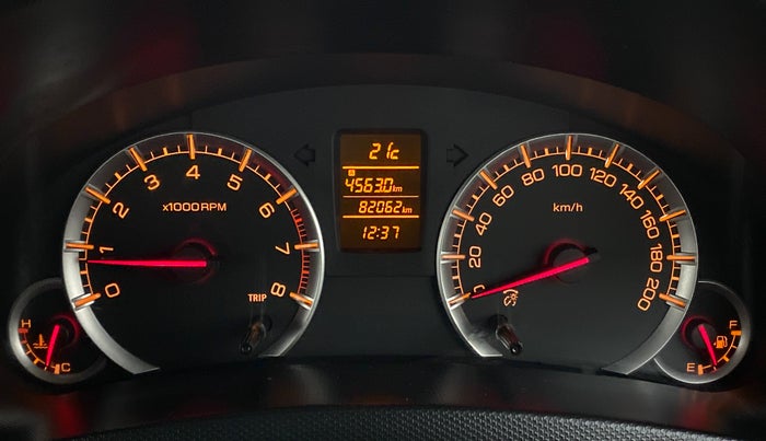 2014 Maruti Swift ZXI D, Petrol, Manual, 82,122 km, Odometer Image