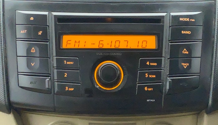 2013 Maruti Swift Dzire VXI, CNG, Manual, 89,681 km, Infotainment System