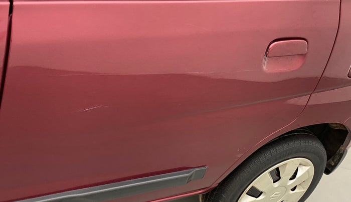 2012 Maruti Alto K10 VXI P, Petrol, Manual, 52,535 km, Rear left door - Slightly dented