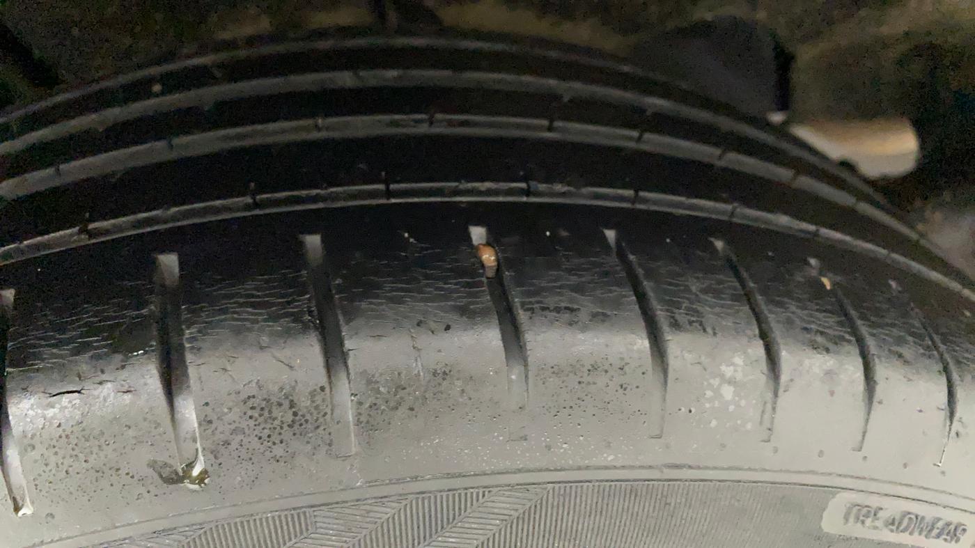 2019 Maruti Baleno ALPHA CVT PETROL 1.2, Petrol, Automatic, 48,103 km, Left Rear Tyre Tread