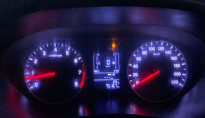 2018 Hyundai Elite i20 MAGNA EXECUTIVE 1.2, Petrol, Manual, 75,127 km, Odometer Image