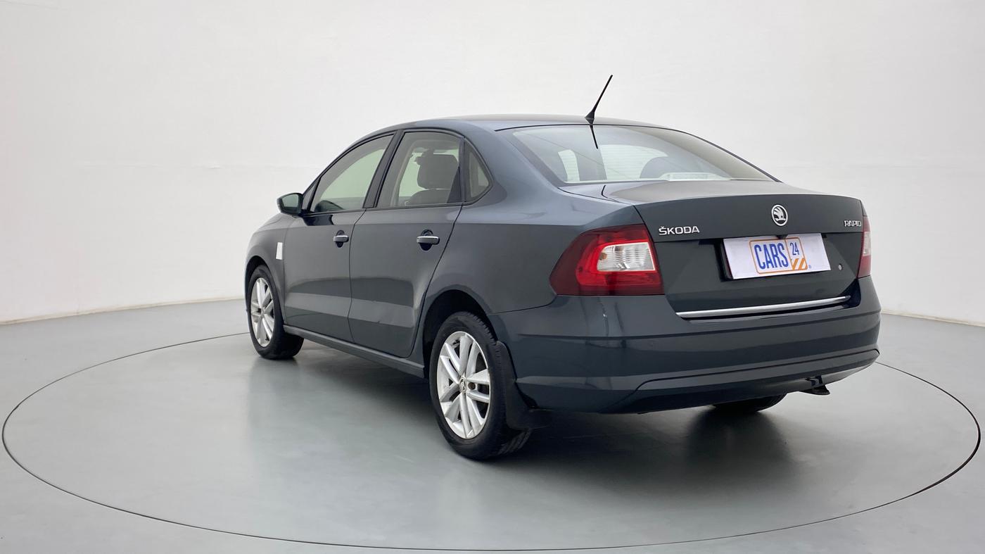2017 Skoda Rapid Style 1.5 TDI AT, Diesel, Automatic, 75,707 km, Left Back Diagonal