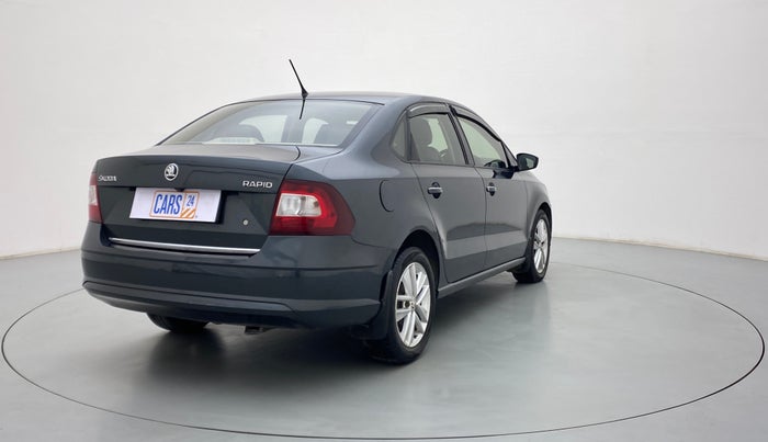 2017 Skoda Rapid Style 1.5 TDI AT, Diesel, Automatic, 75,707 km, Right Back Diagonal