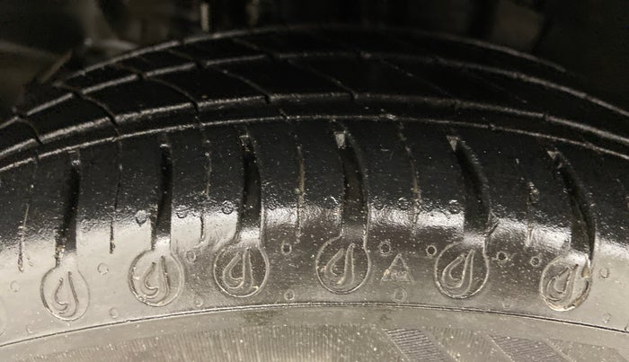 2021 Tata TIGOR XMA PETROL, Petrol, Automatic, 9,759 km, Left Front Tyre Tread