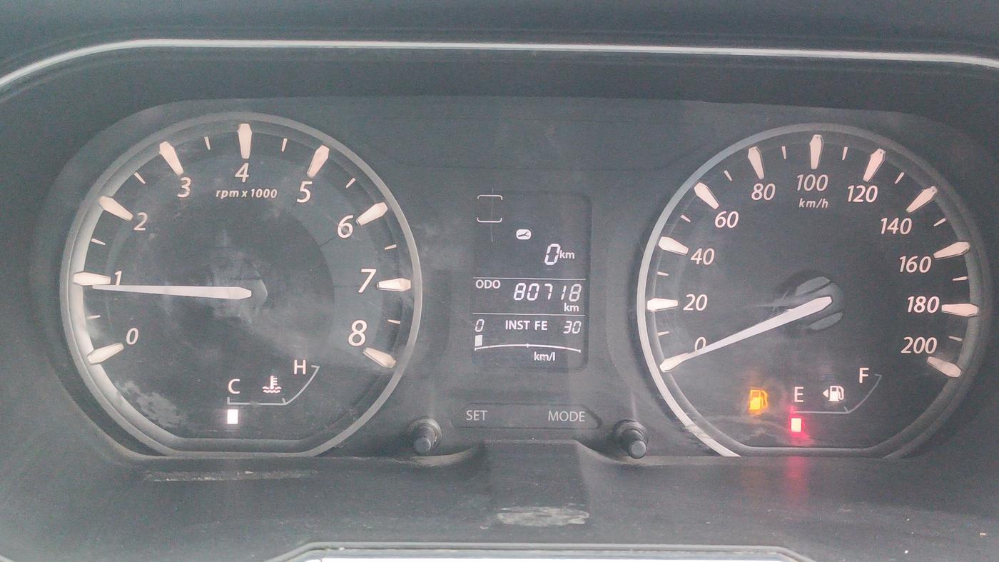2014 Tata Zest XT PETROL, Petrol, Manual, 80,718 km, Odometer Image