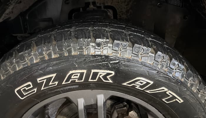2021 Mahindra Thar LX HT PETROL 4WD MT, Petrol, Manual, 18,974 km, Left Front Tyre Tread