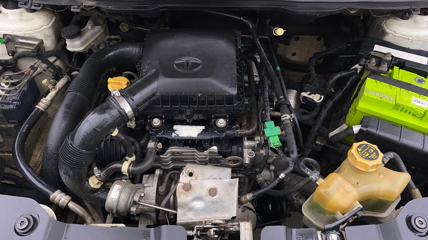 2019 Tata NEXON XZA PLUS PETROL DUAL TONE, Petrol, Automatic, 1,08,546 km, Engine View