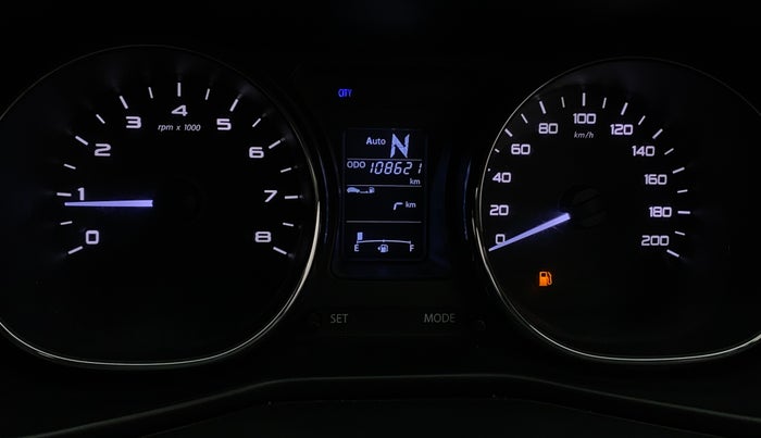 2019 Tata NEXON XZA PLUS PETROL DUAL TONE, Petrol, Automatic, 1,08,618 km, Odometer Image