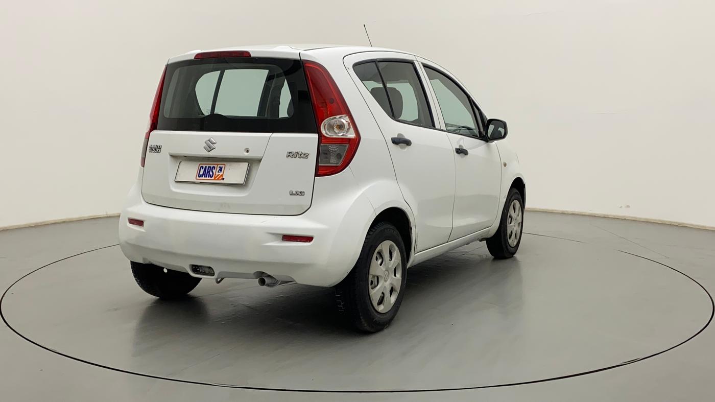 2010 Maruti Ritz LXI, Petrol, Manual, 86,709 km, Right Back Diagonal