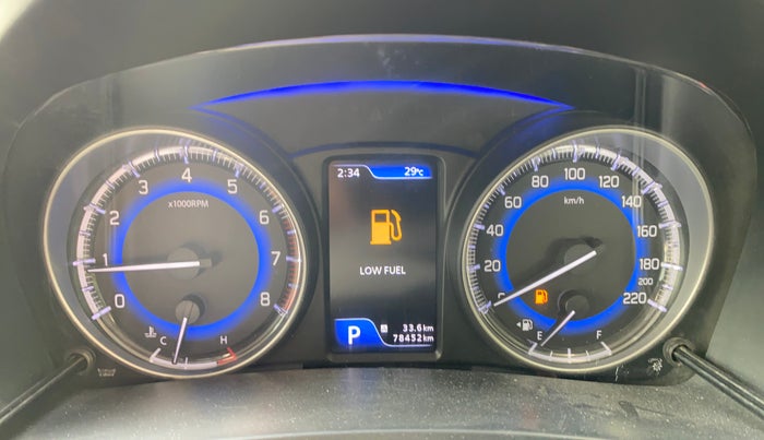 2018 Maruti Baleno ALPHA CVT PETROL 1.2, Petrol, Automatic, 78,422 km, Odometer Image