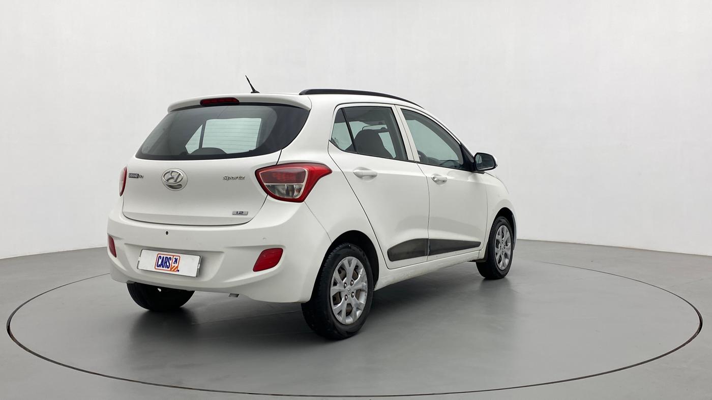 2015 Hyundai Grand i10 SPORTZ 1.2 KAPPA VTVT, Petrol, Manual, 71,928 km, Right Back Diagonal