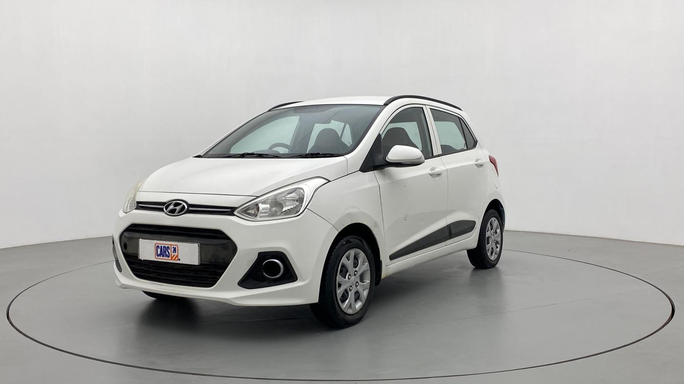 2015 Hyundai Grand i10 SPORTZ 1.2 KAPPA VTVT, Petrol, Manual, 71,928 km, Left Front Diagonal
