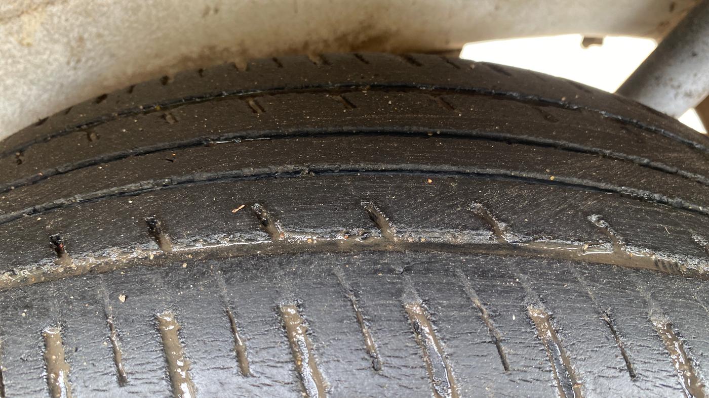 2015 Maruti Wagon R 1.0 VXI, Petrol, Manual, 89,196 km, Left Rear Tyre Tread