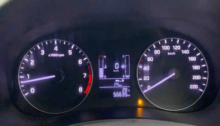 2018 Hyundai Creta SX 1.6 PETROL, Petrol, Manual, 56,592 km, Odometer Image
