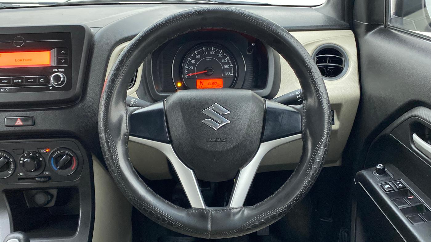 2019 Maruti New Wagon-R VXI 1.0L AGS, Petrol, Automatic, 22,308 km, Steering Wheel Close Up