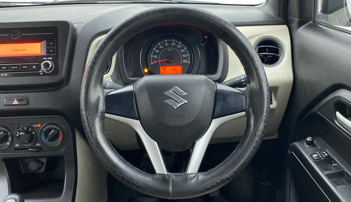 2019 Maruti New Wagon-R VXI 1.0L AGS, Petrol, Automatic, 22,308 km, Steering Wheel Close Up