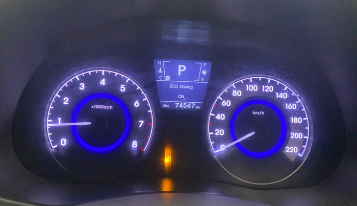 2015 Hyundai Verna FLUIDIC 1.6 VTVT S O AT, Petrol, Automatic, 74,547 km, Odometer Image