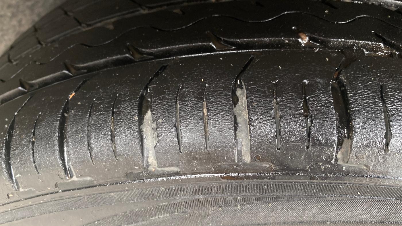 2022 Maruti BREZZA ZXI, Petrol, Manual, 65,788 km, Left Rear Tyre Tread