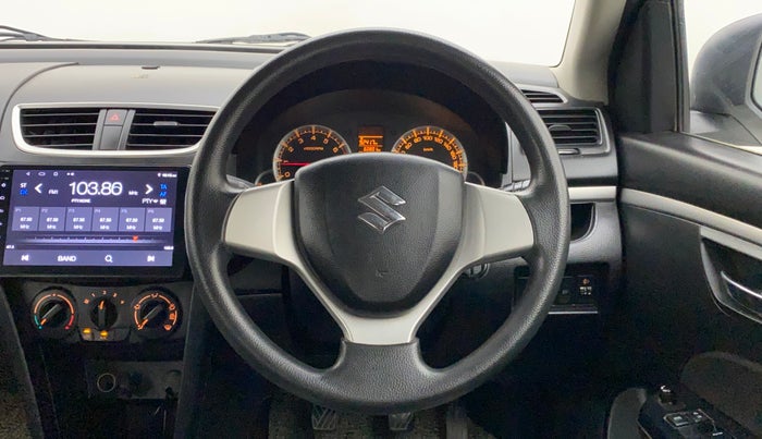 2013 Maruti Swift VXI, Petrol, Manual, 60,801 km, Steering Wheel Close Up