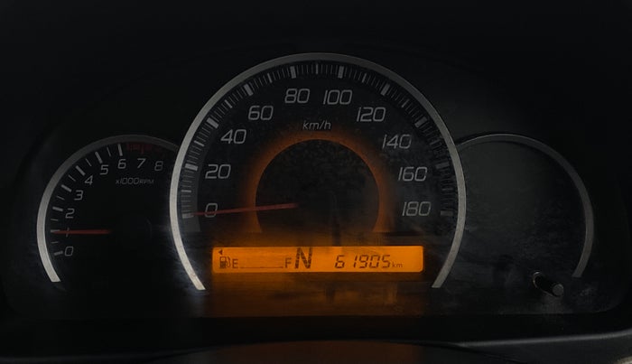 2016 Maruti Wagon R 1.0 VXI AMT, Petrol, Automatic, 61,856 km, Odometer Image