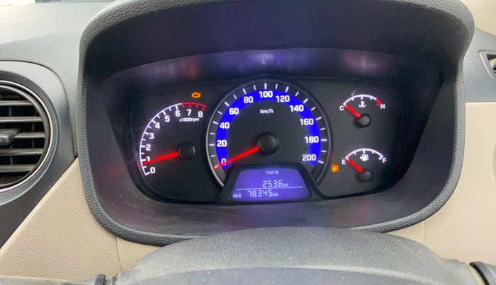 2017 Hyundai Xcent SX 1.2, CNG, Manual, 78,345 km, Odometer Image