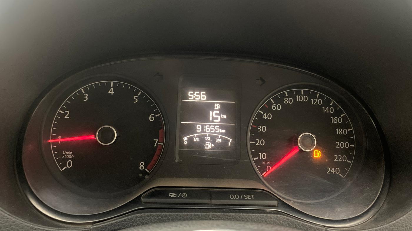 2015 Volkswagen Polo HIGHLINE1.2L, Petrol, Manual, 91,954 km, Odometer Image