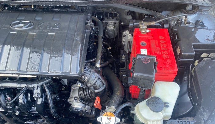 2016 Hyundai Grand i10 ASTA (O) AT 1.2 KAPPA VTVT, Petrol, Automatic, 28,318 km, Engine View - Left