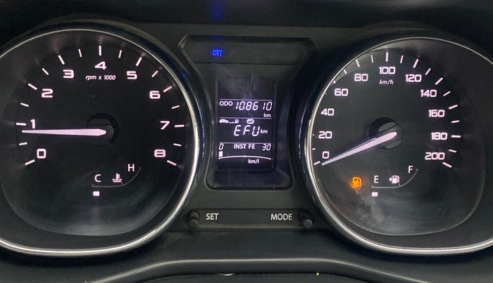 2018 Tata NEXON XZ PLUS PETROL, Petrol, Manual, 1,08,610 km, Odometer Image